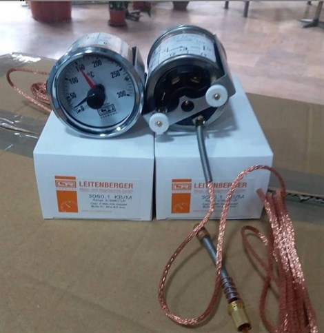 Leitenberger 60 mm 300 °C Kontaklı Termometre